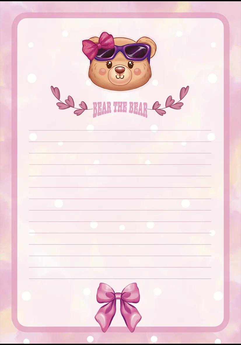 CADERNO FLEXÍVEL PAPEL CARTA - BEAR THE BEAR — miniatura 4