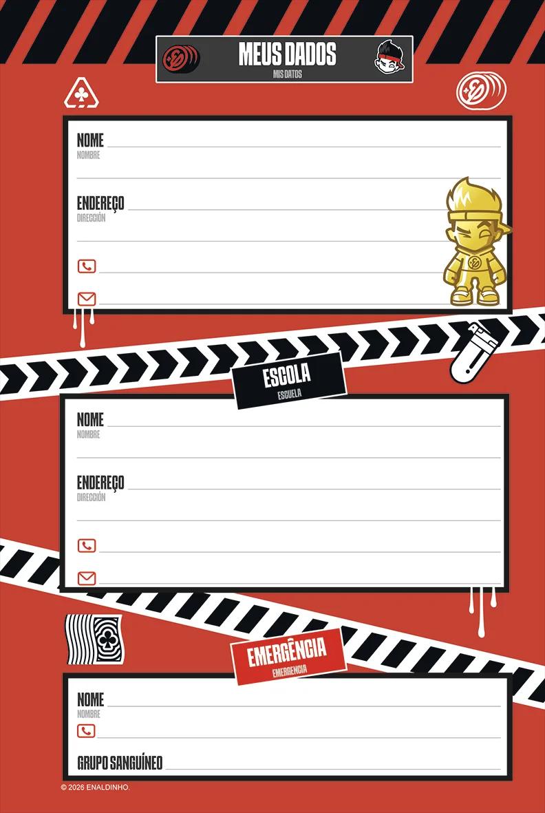 AGENDA PERMANENTE 134X200MM - ENALDINHO — miniatura 7
