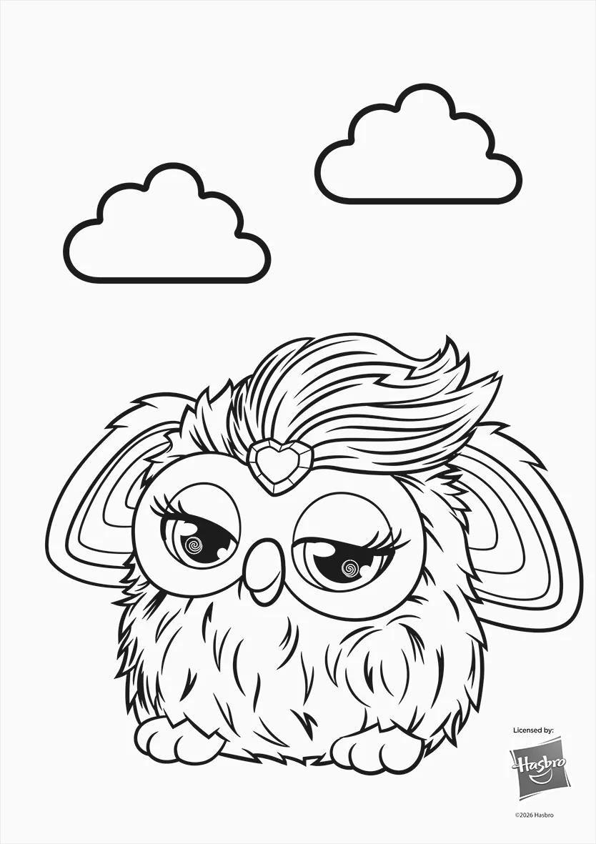 FOLHAS ILUSTRAÇÃO 180G A4 - FURBY — miniatura 17