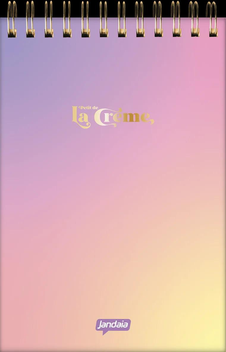 CADERNO GARRA DUPLA FLEXÍVEL 1/8 80 FOLHAS - LA CREME
