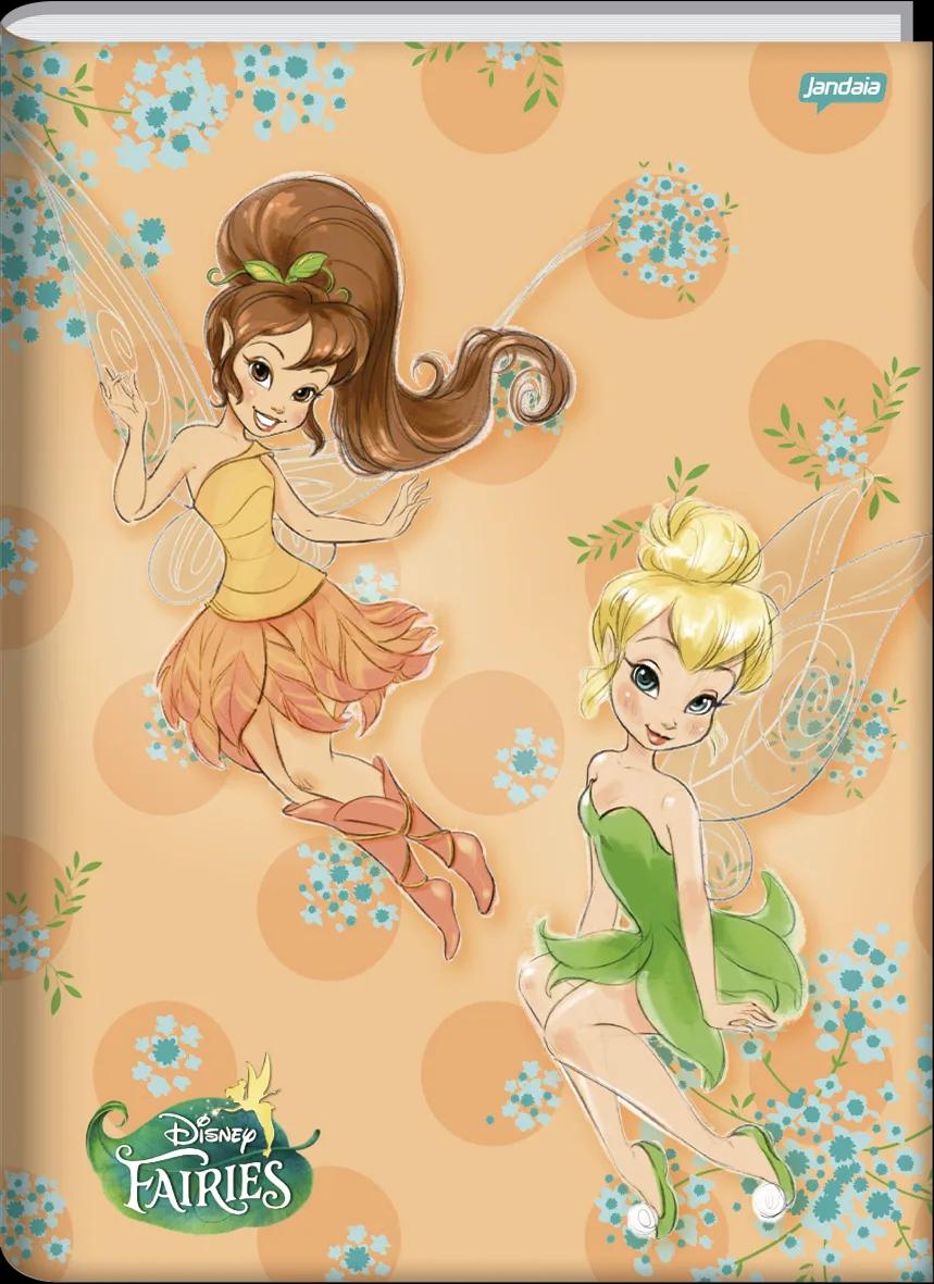 CADERNO BROCHURA CAPA DURA 1/4 80 FOLHAS - FADAS DISNEY — miniatura 2