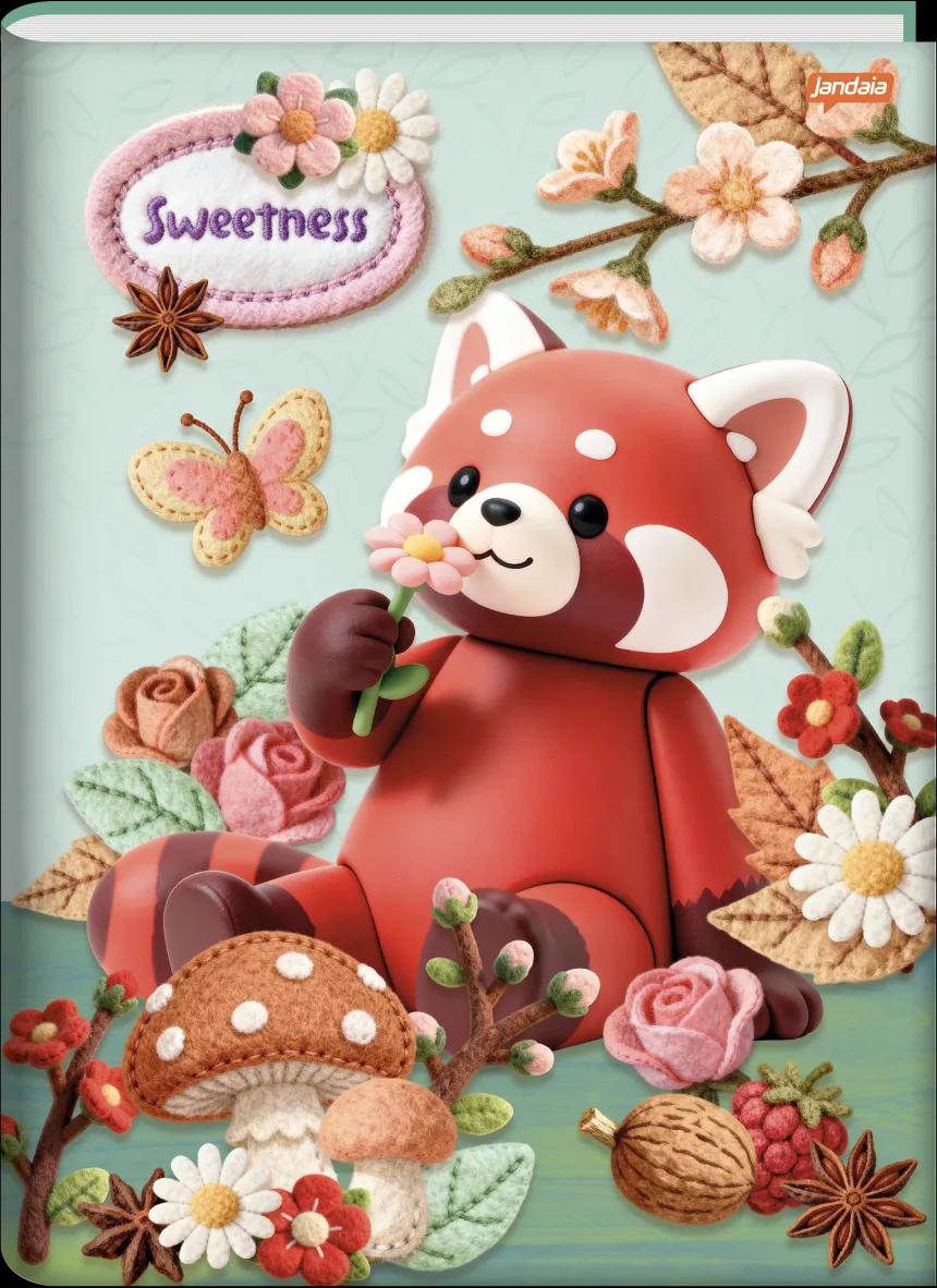 CADERNO BROCHURA UNIVERSITÁRIO CAPA DURA 80 FOLHAS -SWEETNESS — miniatura 4