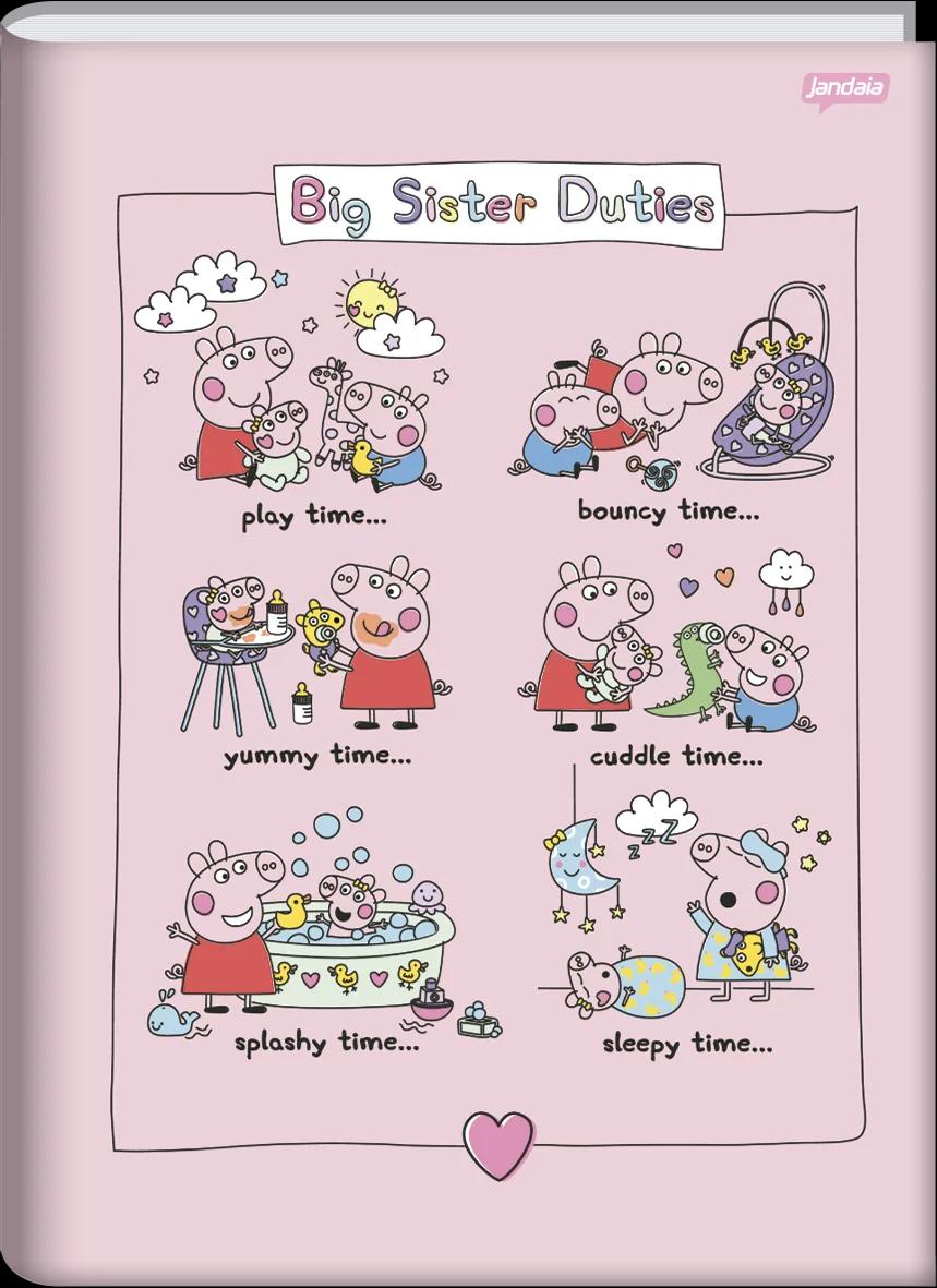 CADERNO BROCHURA CAPA DURA UNIVERSITÁRIO 80 FOLHAS - PEPPA PIG — miniatura 2