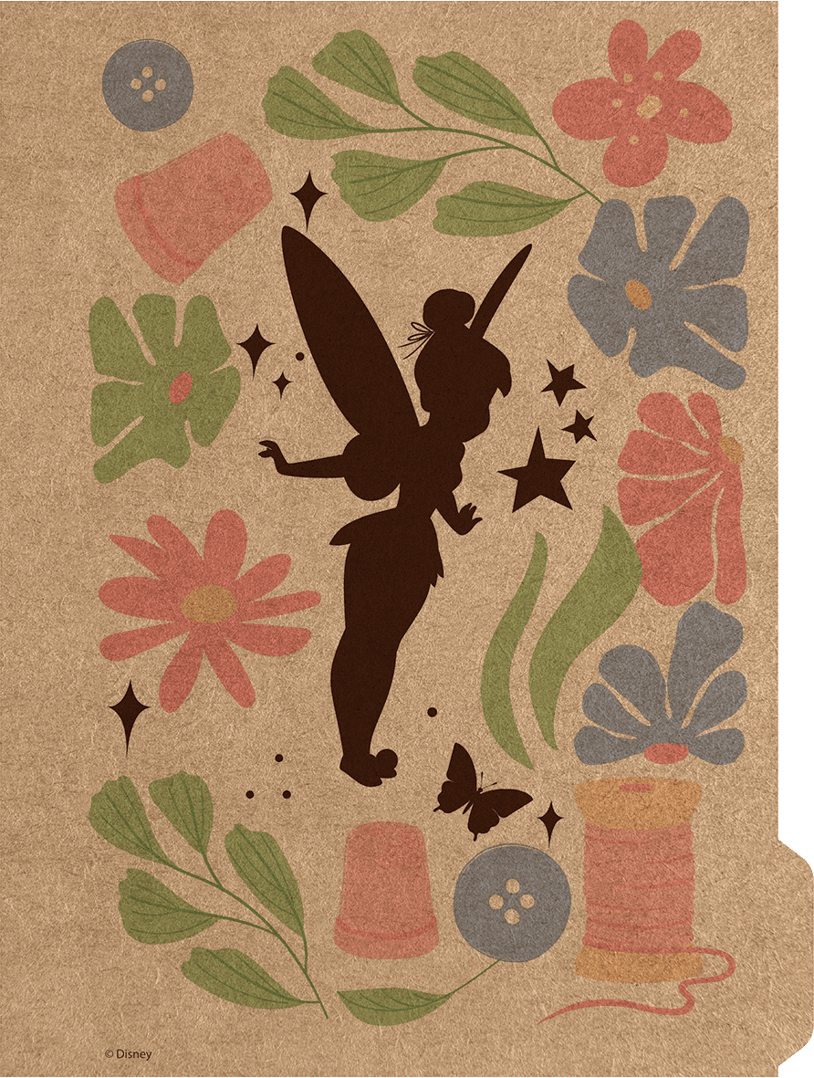 CADERNO COLLEGE CAPA DURA 80 FOLHAS ARGOLADO - TINKER BELL KRAFT — miniatura 5