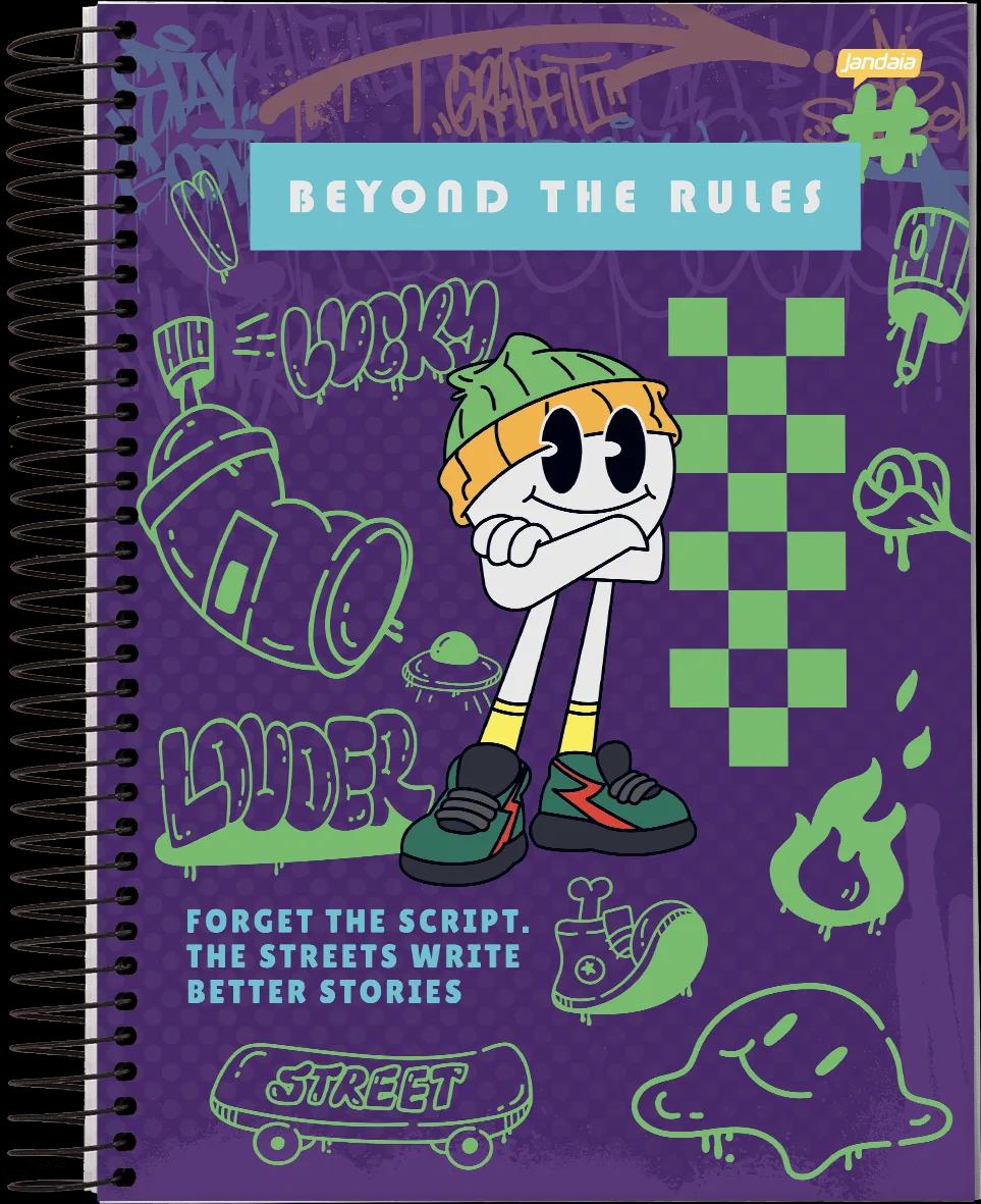 CADERNO ESPIRAL UNIVERSITÁRIO CAPA DURA 20 MATÉRIAS  400 FOLHAS -  EASY
