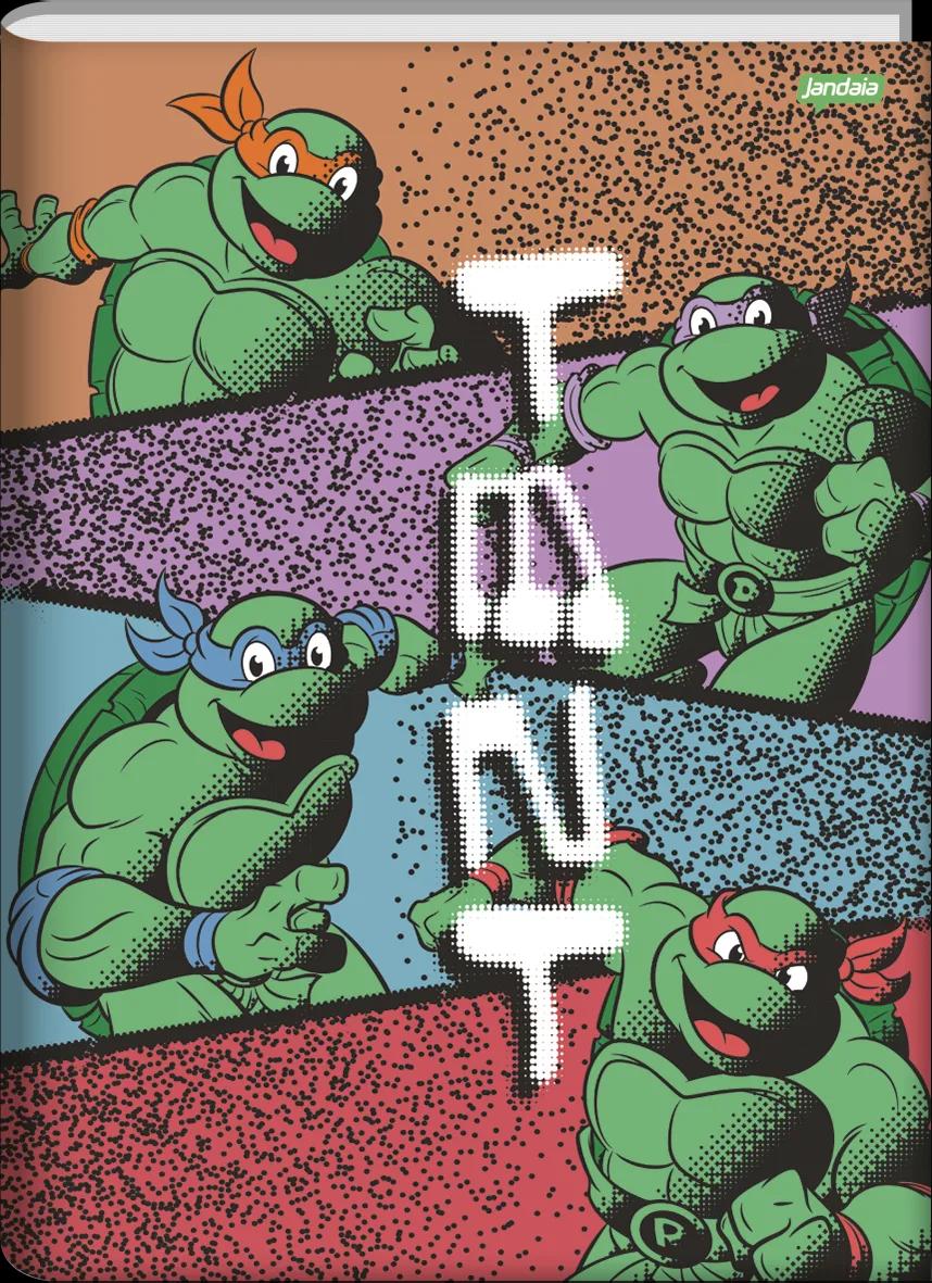 CADERNO BROCHURA CAPA DURA UNIVERSITÁRIO 80 FOLHAS - TARTARUGAS NINJA — miniatura 4