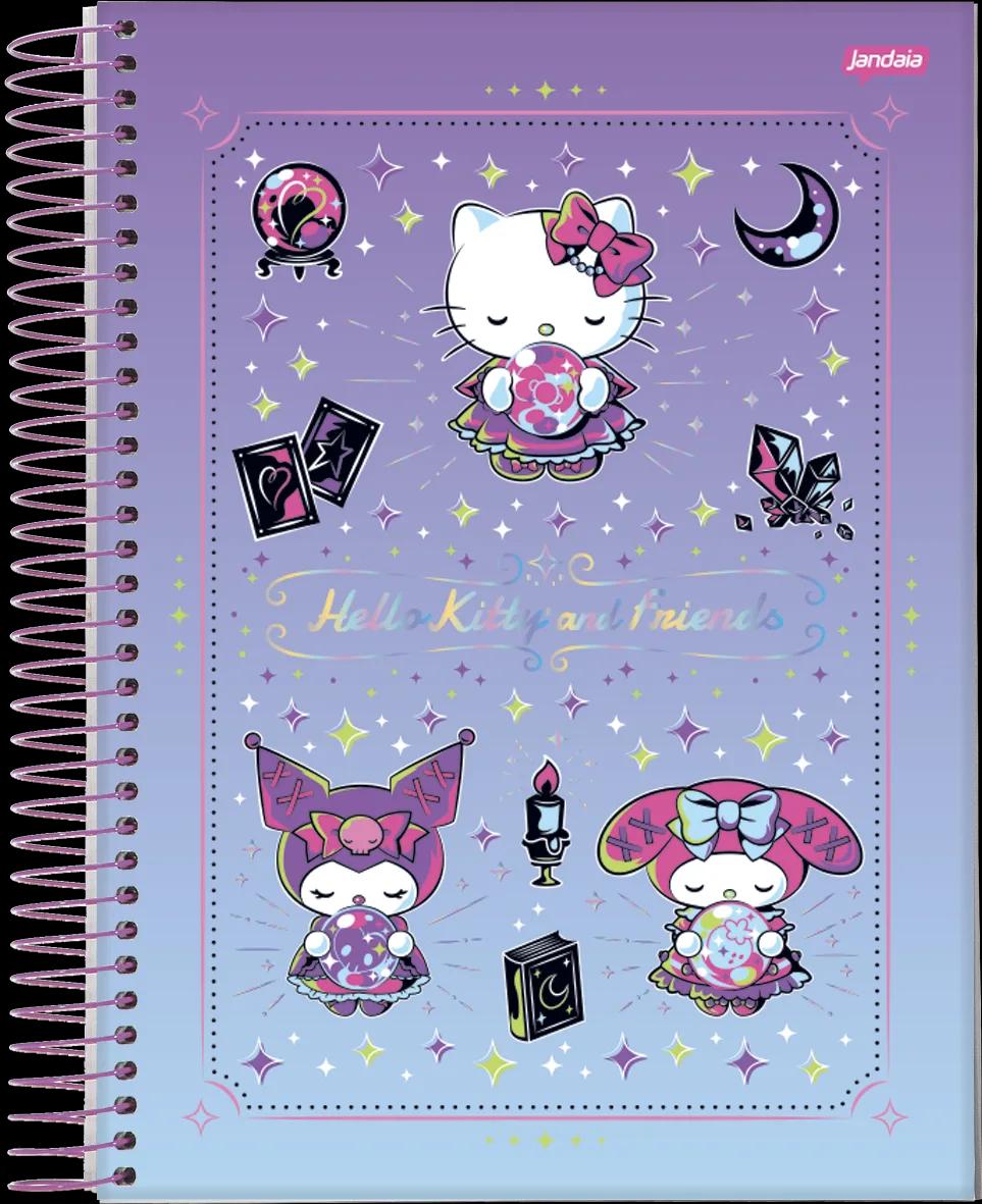 CADERNO ESPIRAL UNIVERSITÁRIO CAPA DURA 01 MATÉRIA 80 FOLHAS - BESTIES FOREVER — miniatura 5