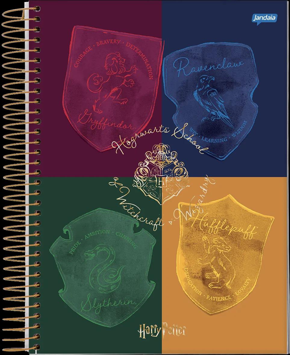 CADERNO ESPIRAL UNIVERSITÁRIO CAPA DURA 12 MATÉRIAS 240 FOLHAS - HARRY POTTER — miniatura 4