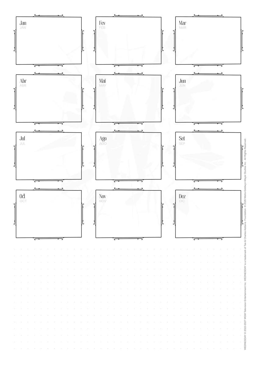 CADERNO ESPIRAL UNIVERSITÁRIO CAPA DURA 01 MATÉRIA 80 FOLHAS - WANDINHA — miniatura 12