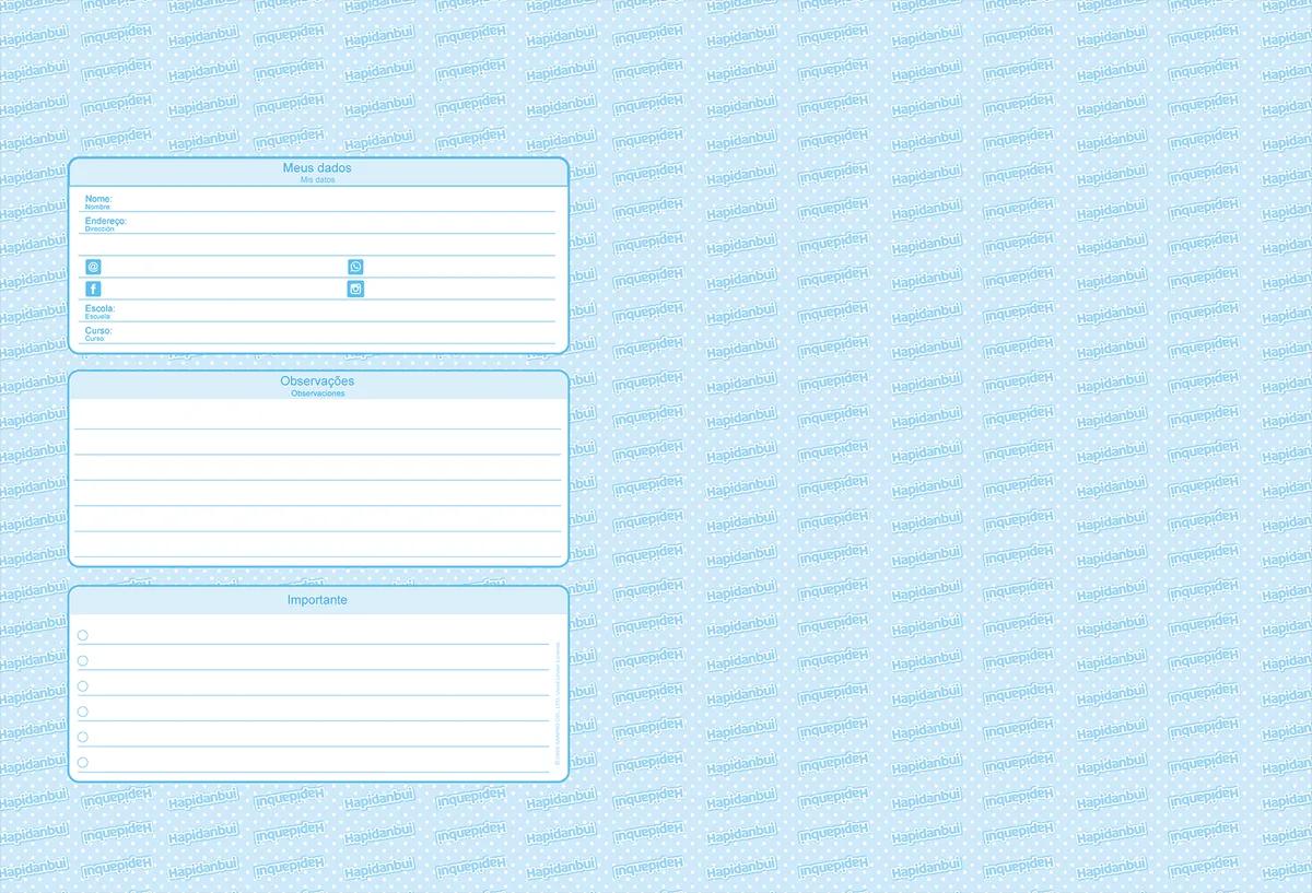 CADERNO BROCHURA CAPA DURA UNIVERSITÁRIO 80 FOLHAS - HAPIDANBUI — miniatura 5