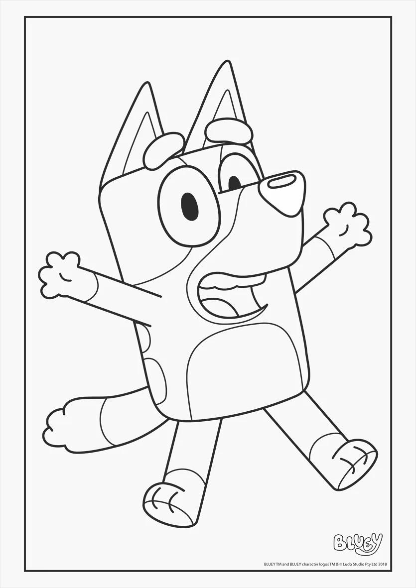 FOLHAS ILUSTRAÇÃO 180G A4 - BLUEY — miniatura 12