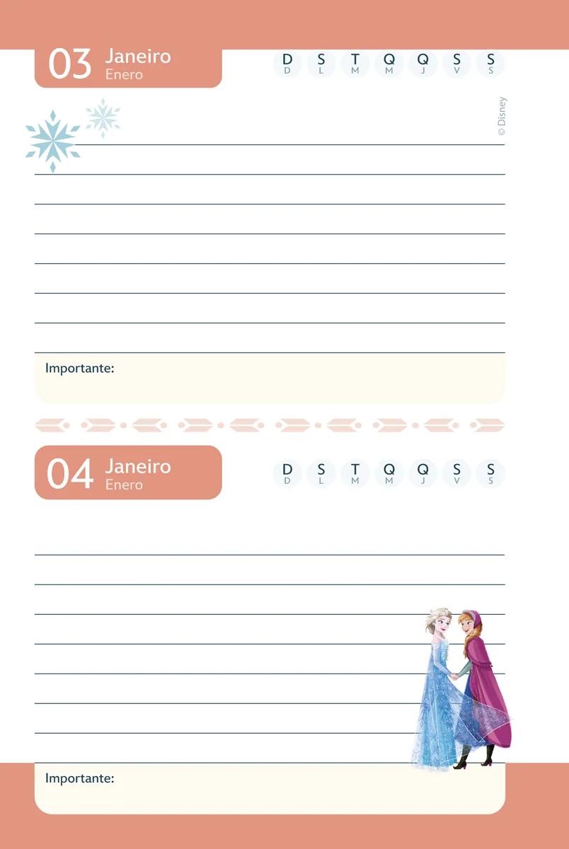 AGENDA PERMANENTE 134X200MM - FROZEN — miniatura 7