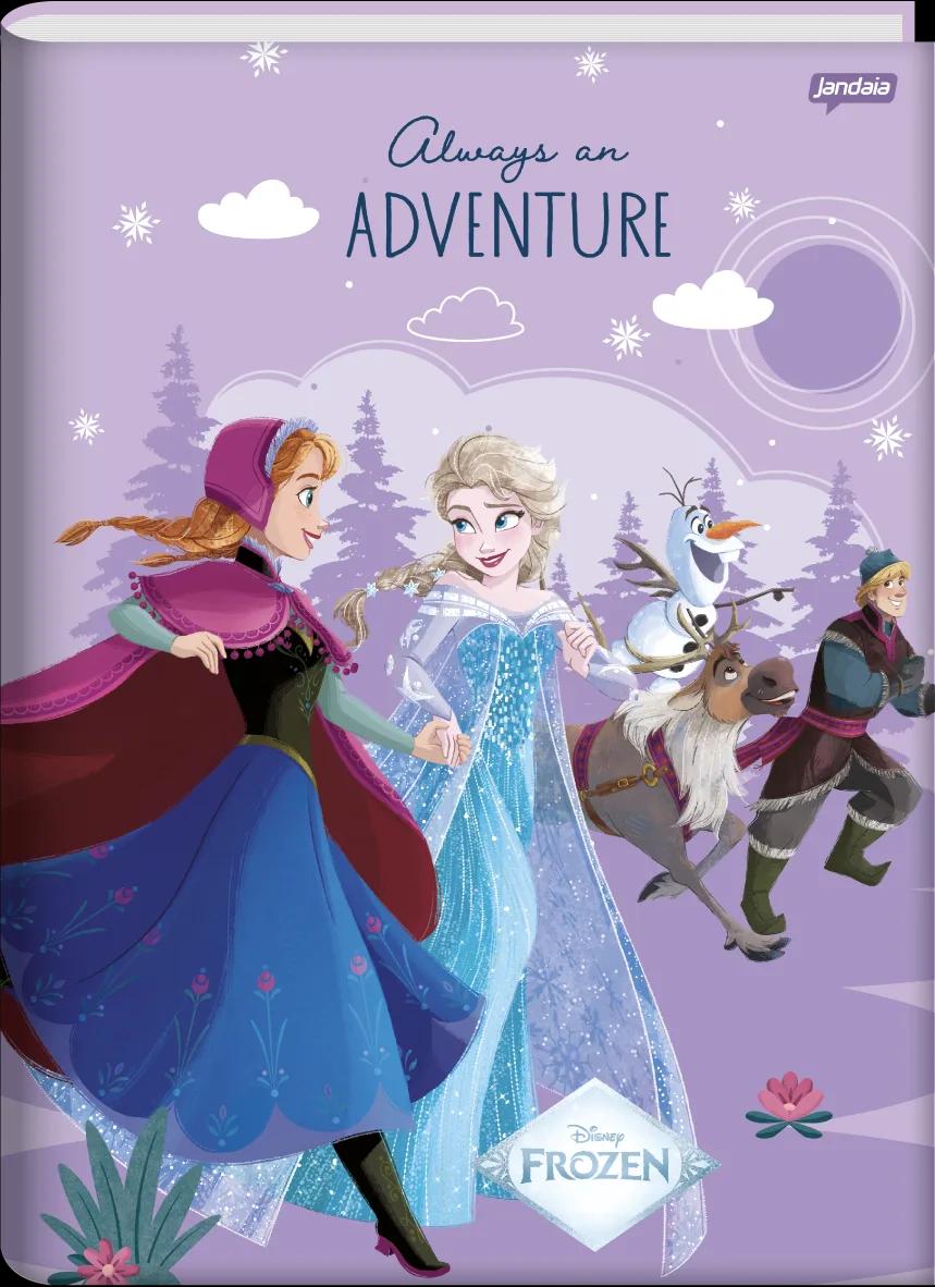 CADERNO BROCHURA CAPA DURA UNIVERSITÁRIO 80 FOLHAS - FROZEN — miniatura 4