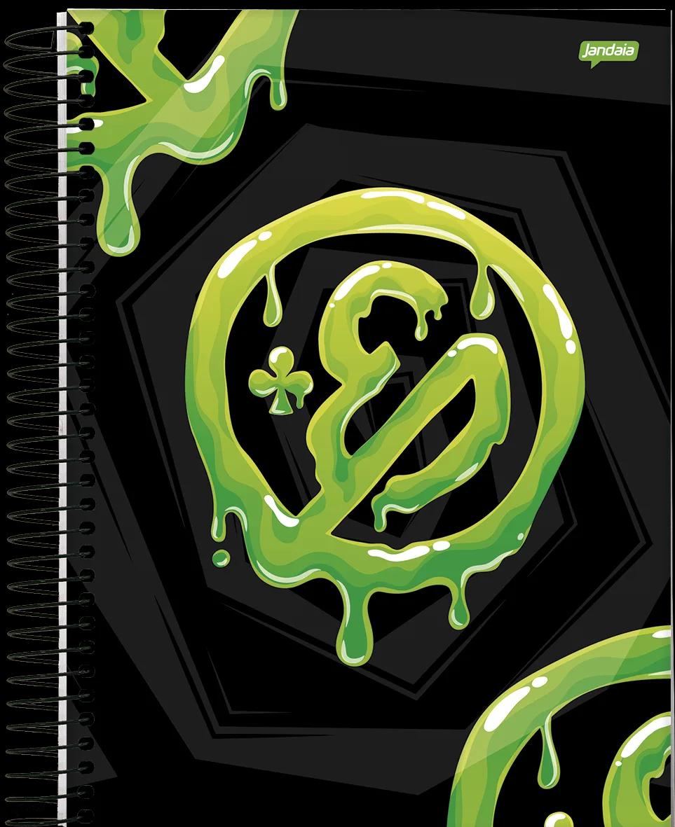 CADERNO ESPIRAL UNIVERSITÁRIO CAPA DURA 01 MATÉRIA 80 FOLHAS - ENALDINHO — miniatura 3