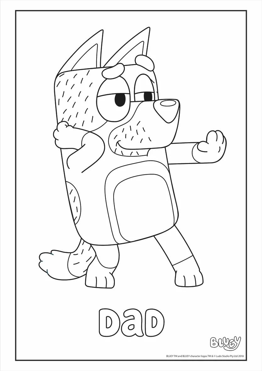 FOLHAS ILUSTRAÇÃO 180G A4 - BLUEY — miniatura 6