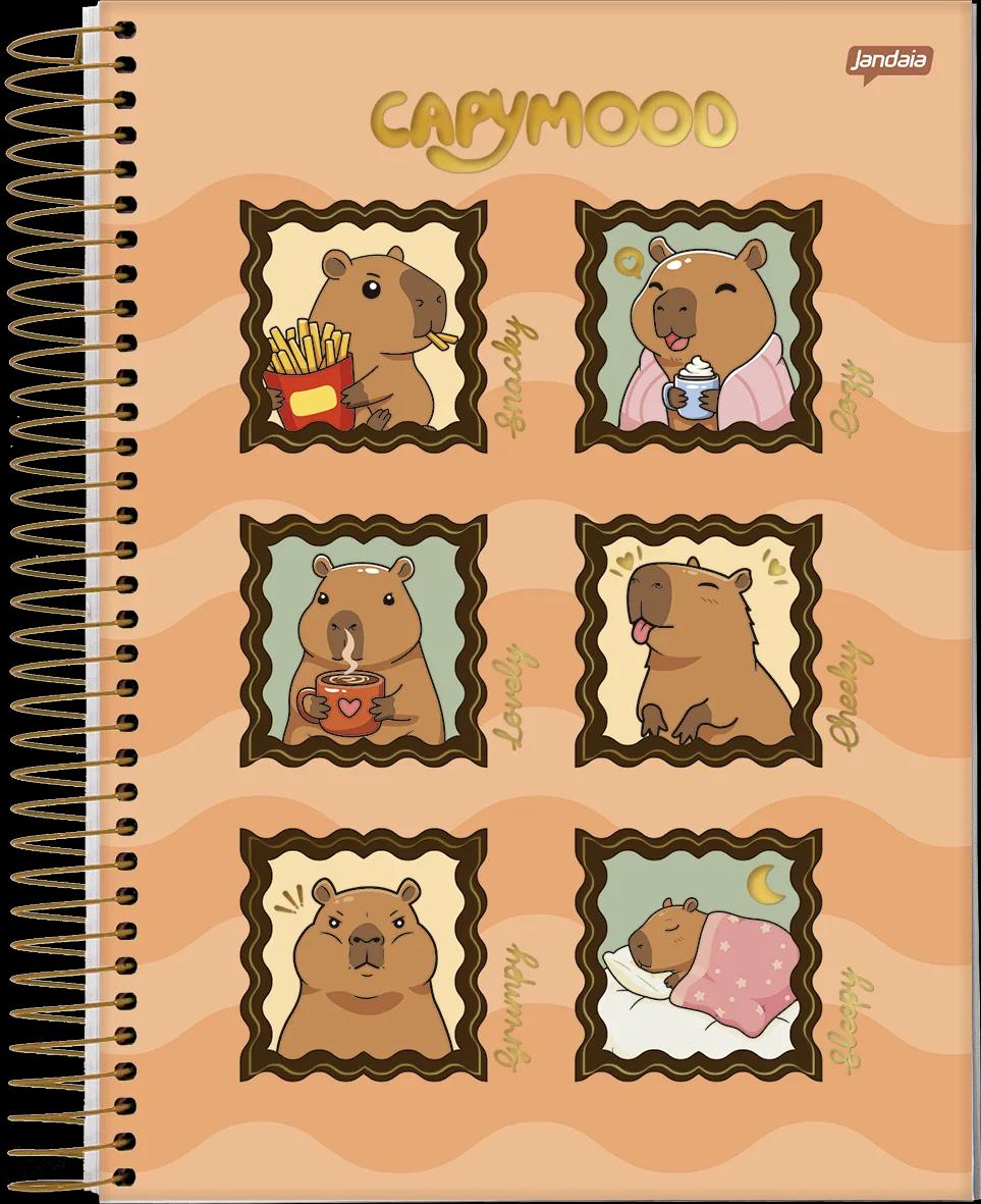 CADERNO ESPIRAL UNIVERSITÁRIO CAPA DURA 15 MATÉRIAS 240 FOLHAS - CAPYMOOD — miniatura 3
