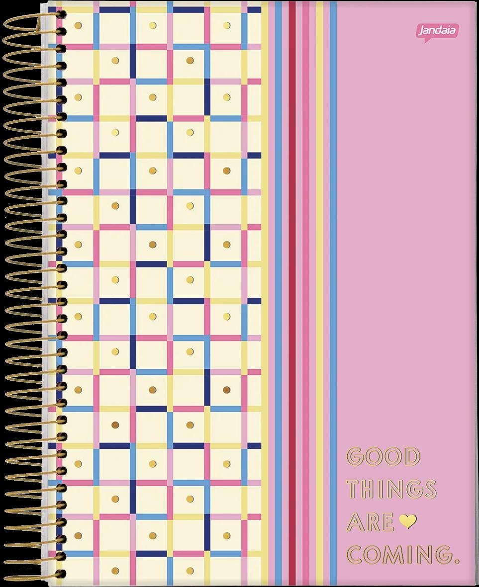 CADERNO ESPIRAL UNIVERSITÁRIO CAPA DURA 01 MATÉRIAS 80 FOLHAS -  WISH — miniatura 4