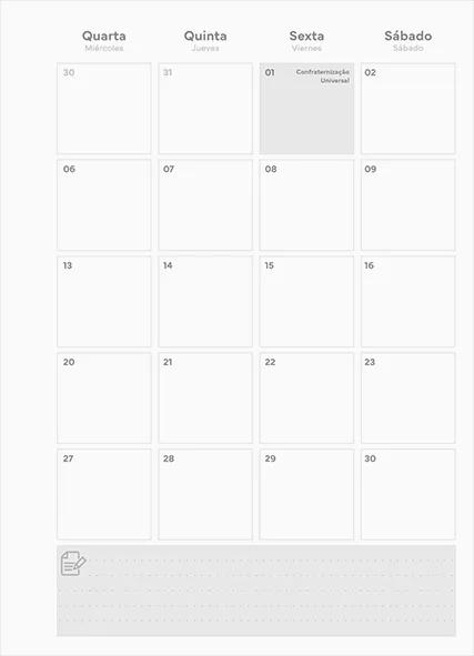 AGENDA PLANEJAMENTO ESPIRAL 175X242 - OFFICE — miniatura 4