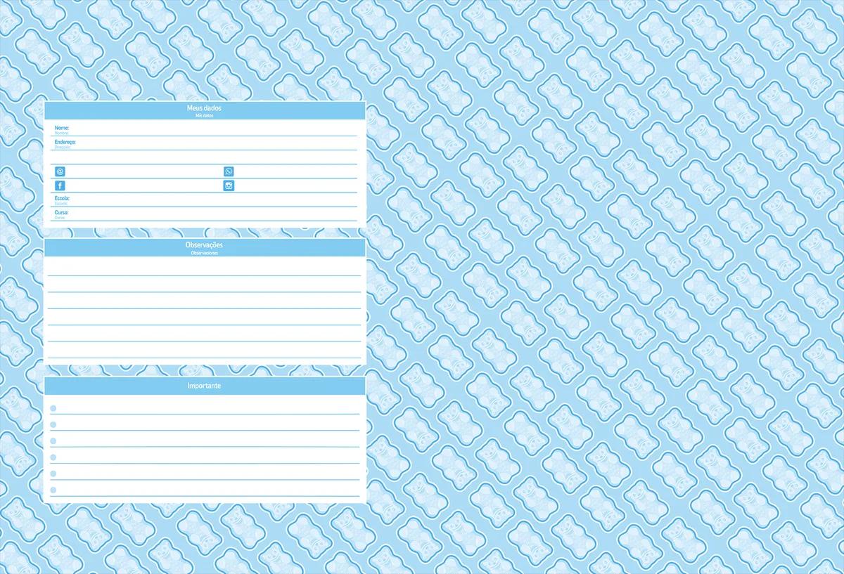 CADERNO BROCHURA CAPA DURA UNIVERSITÁRIO 80 FOLHAS - HARIBO — miniatura 5