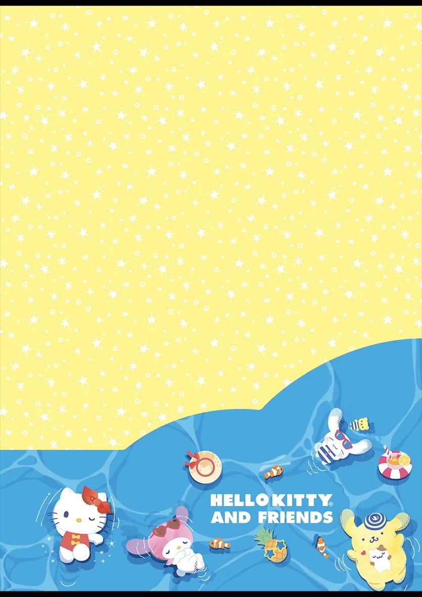 CADERNO ESPIRAL UNIVERSITÁRIO CAPA DURA 01 MATÉRIA 80 FOLHAS - HELLO KITTY & AMIGOS BUBBLE — miniatura 6