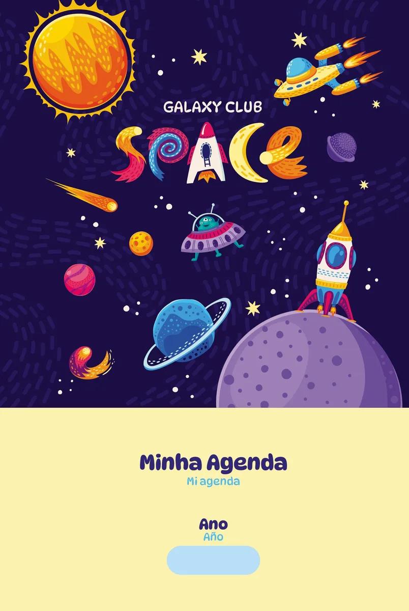 AGENDA PERMANENTE 134X200MM 96FLS - GALAXY CLUB SPACE — miniatura 5