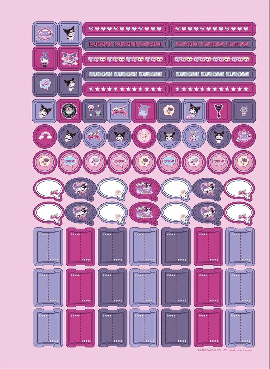 CADERNO ESPIRAL CAPA DURA 1/8 80 FOLHAS - KUROMI — miniatura 3