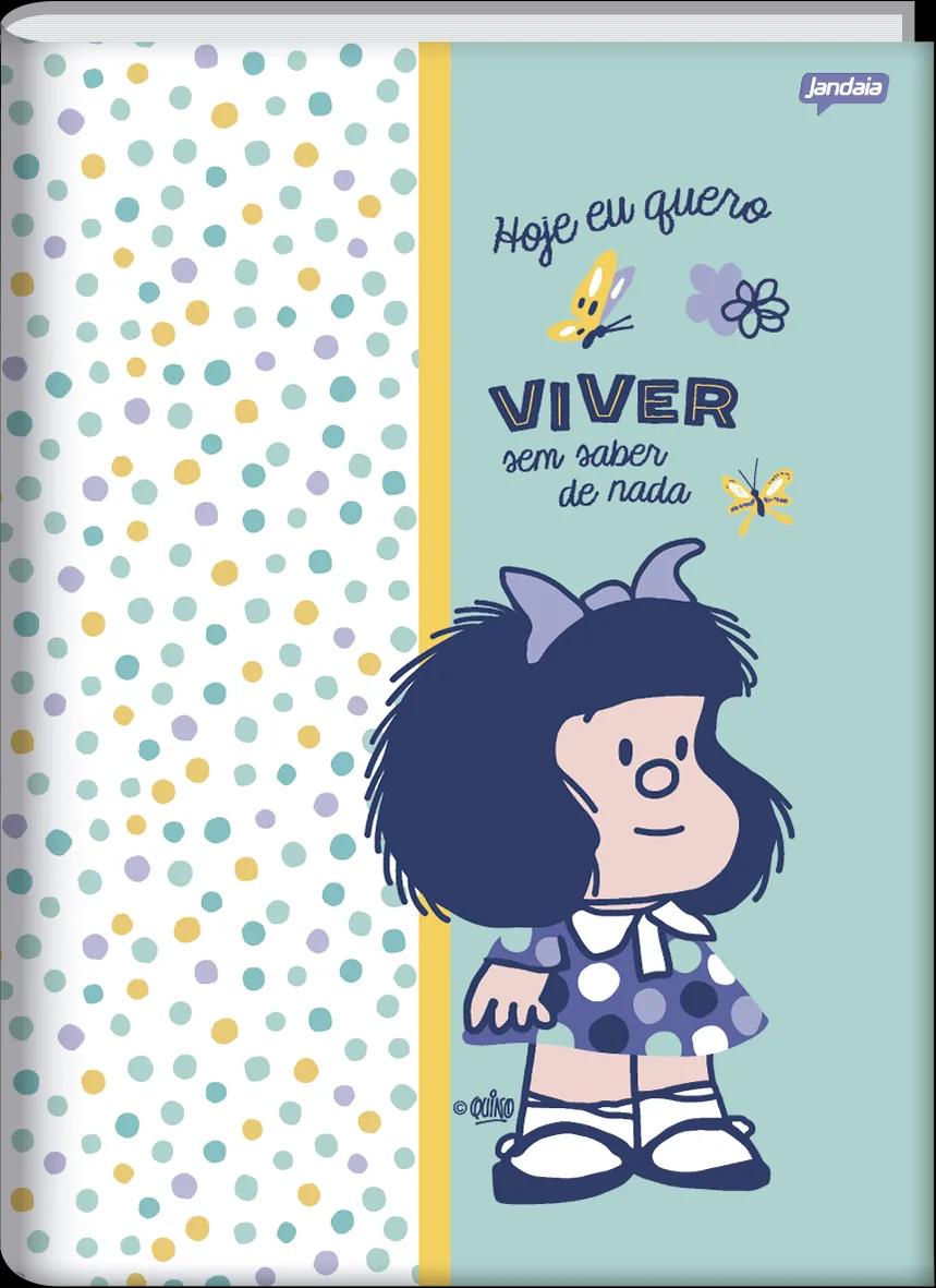 CADERNO BROCHURA CAPA DURA UNIVERSITÁRIO 80 FOLHAS - MAFALDA