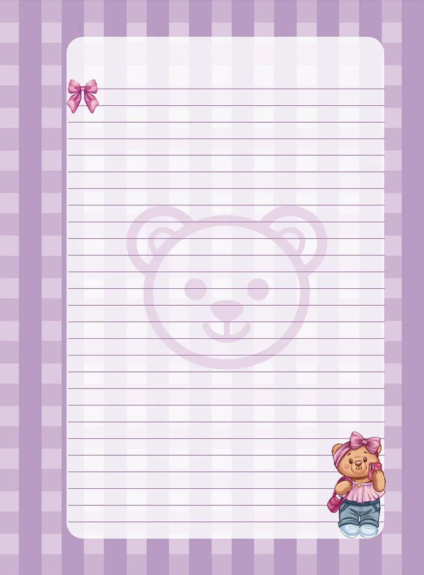 CADERNO LOMBADA QUADRADA CAPA DURA 112 FOLHAS - BEAR THE BEAR — miniatura 2