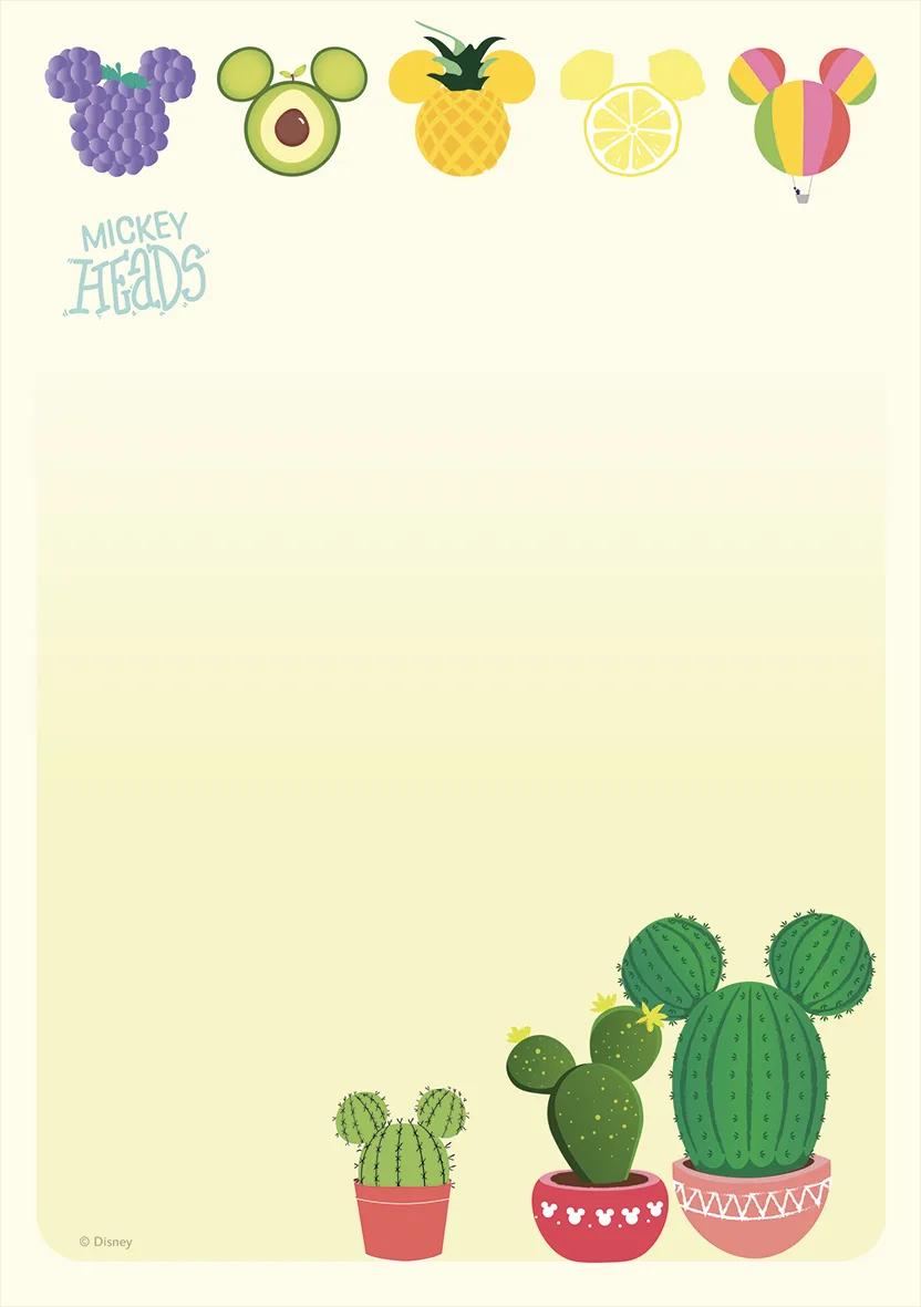 CADERNO FLEXÍVEL PAPEL CARTA - MICKEY HEADS — miniatura 5