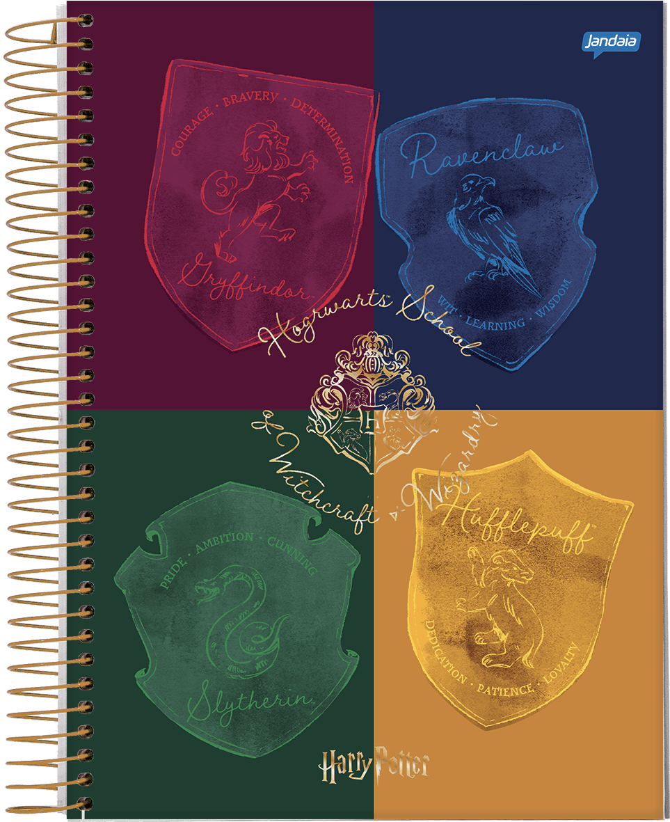 CADERNO ESPIRAL UNIVERSITÁRIO CAPA DURA 12 MATÉRIAS 240 FOLHAS - HARRY POTTER — miniatura 5