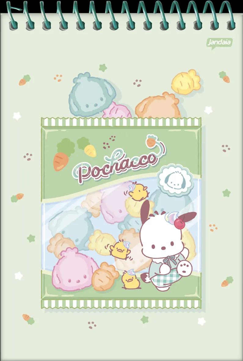 CADERNETA APONTAMENTO ESPIRAL CAPA DURA 80 FOLHAS - POCHACCO — miniatura 2