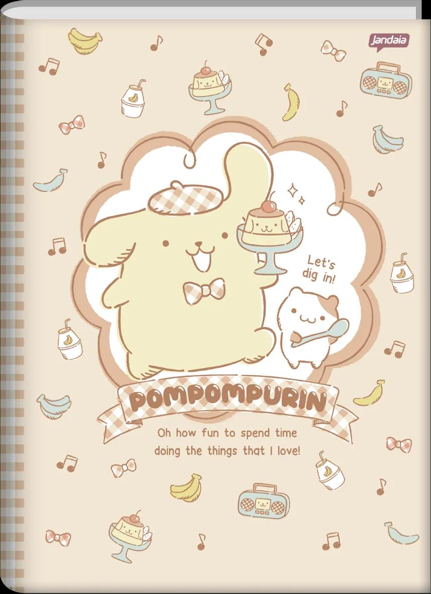 CADERNO BROCHURA CAPA DURA UNIVERSITÁRIO 80 FOLHAS - POMPOMPURIN — miniatura 2