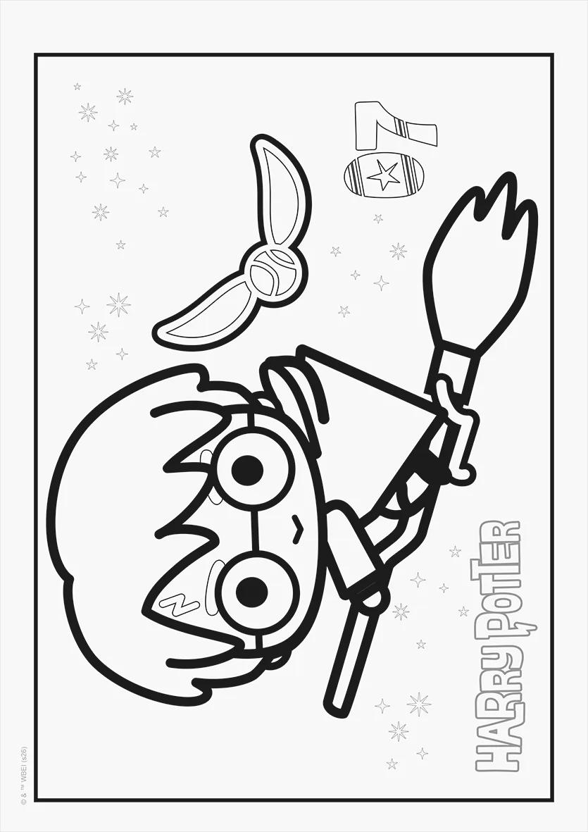 FOLHAS ILUSTRAÇÃO 180G A4 - HARRY POTTER — miniatura 5