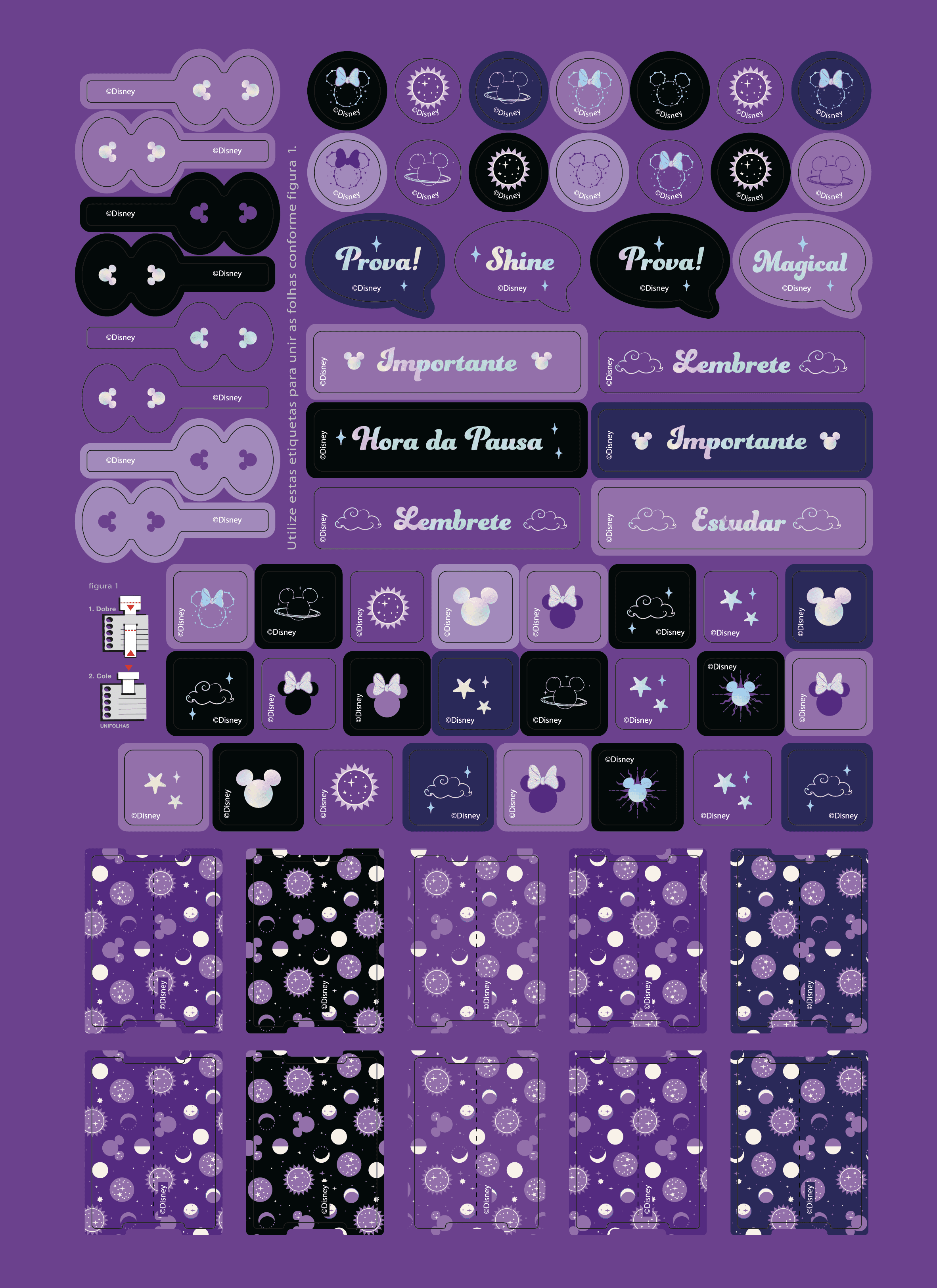 CADERNO COLLEGE CAPA DURA 80 FOLHAS ARGOLADO - MICKEY ARTS MAGIC — miniatura 8