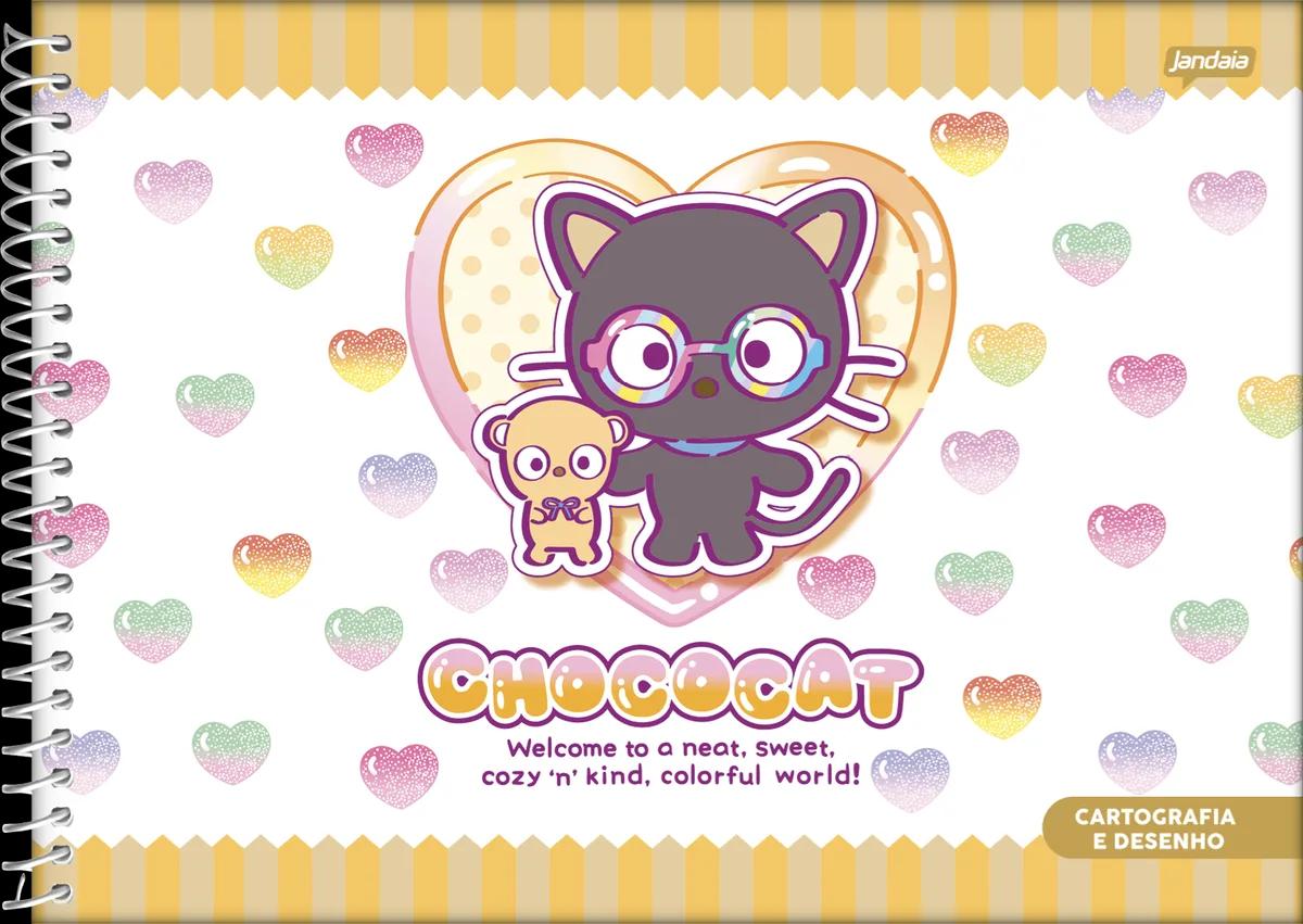 CADERNO ESPIRAL CAPA DURA 80 FOLHAS CARTOGRAFIA - SANRIO FRIENDS