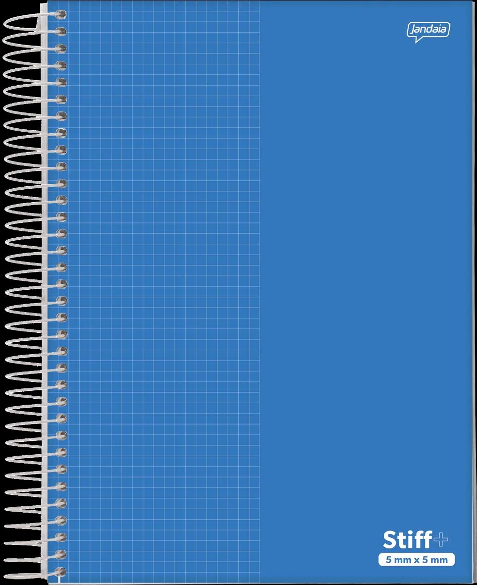 CADERNO ESPIRAL UNIV QUAD 5X5MM 200X275MM 96 FOLHAS STIFF +- STIFF + — miniatura 2