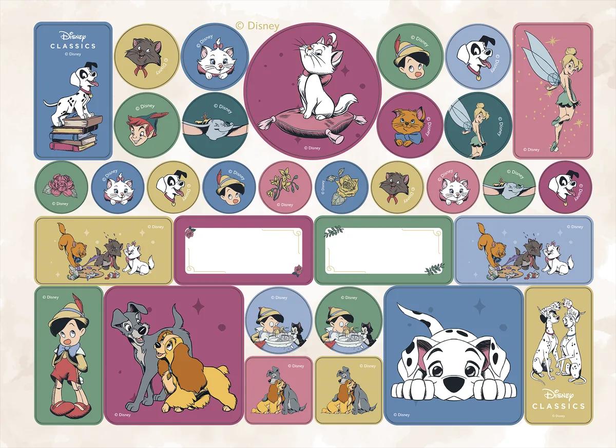 CADERNO ESPIRAL CAPA DURA 80 FOLHAS CARTOGRAFIA - DISNEY CLÁSSICOS