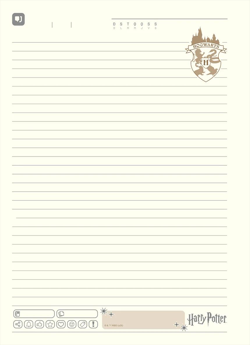 CADERNO ESPIRAL CAPA DURA 1/8 96 FOLHAS - HARRY POTTER — miniatura 8