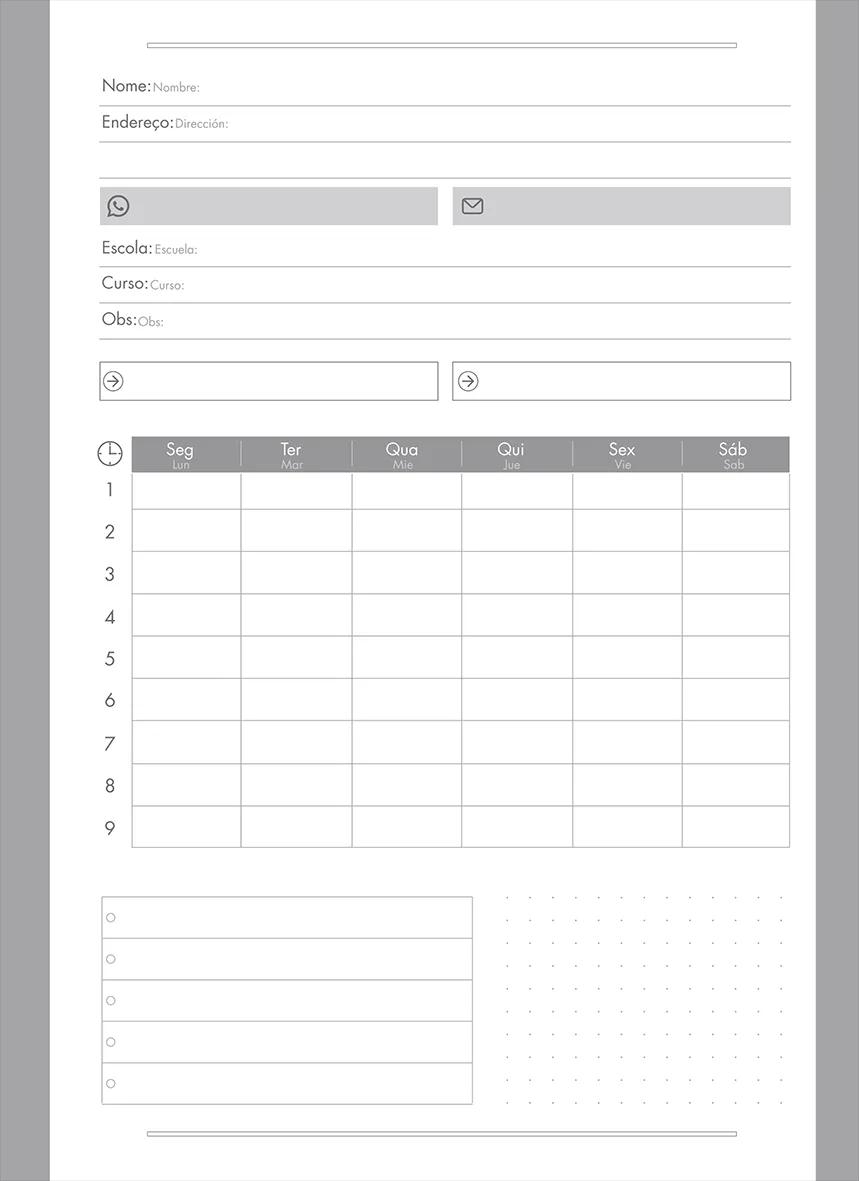 CADERNO ESPIRAL UNIVERSITÁRIO CAPA DURA 10 MATÉRIAS  160  FOLHAS - GRIP — miniatura 5