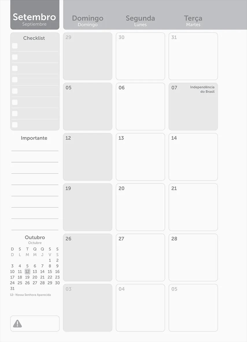 AGENDA PLANEJAMENTO LOMBADA QUADRADA 175X242MM - STILO — miniatura 4