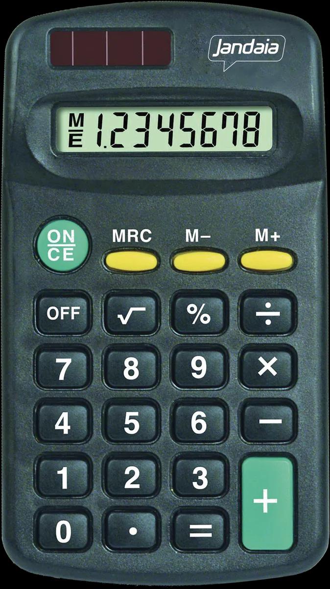 CALCULADORA BOLSO 8 DIGITOS SOLAR  - JANDAIA — miniatura 2