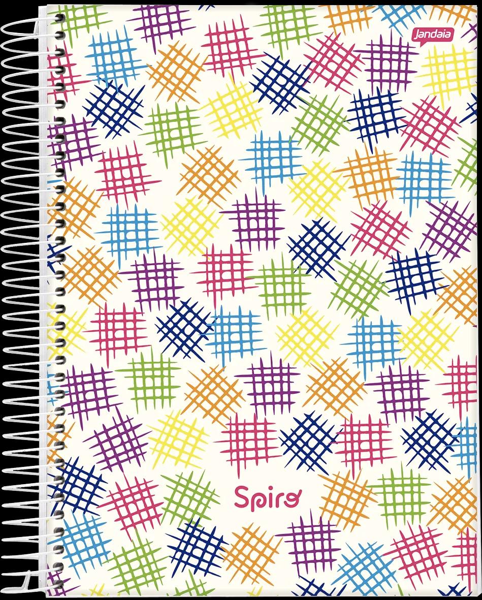 CADERNO ESPIRAL UNIVERSITÁRIO CAPA DURA 10 MATÉRIAS 160 FOLHAS - SPIRO