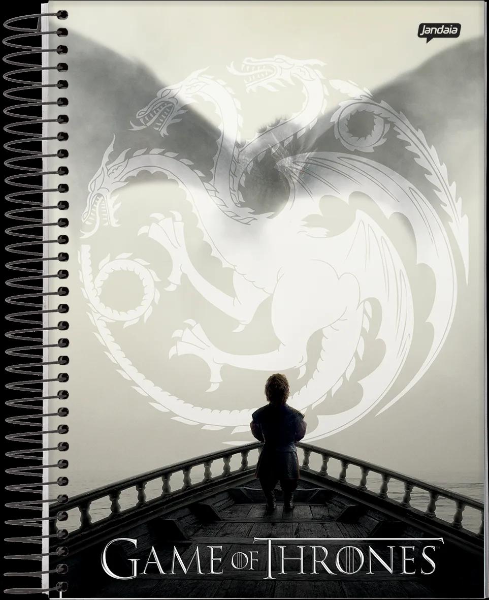 CADERNO ESPIRAL UNIVERSITÁRIO CAPA DURA 15 MATÉRIAS 240 FOLHAS - GAME OF THRONES — miniatura 16