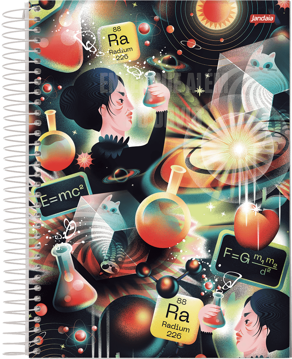 CADERNO ESPIRAL UNIVERSITÁRIO CAPA DURA 20 MATÉRIAS 320 FOLHAS - SUPER INTERESSANTE