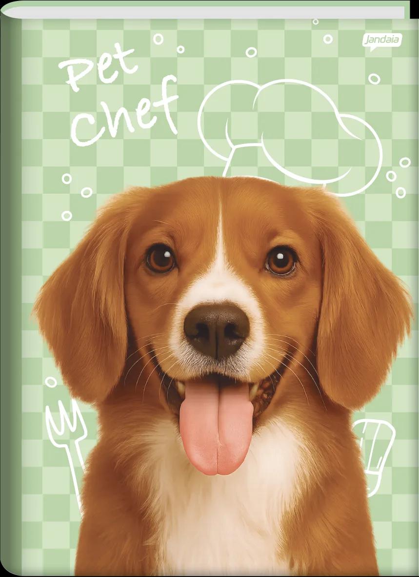 CADERNO BROCHURA UNIVERSITÁRIO CAPA DURA 80 FOLHAS - PET'S LOVE