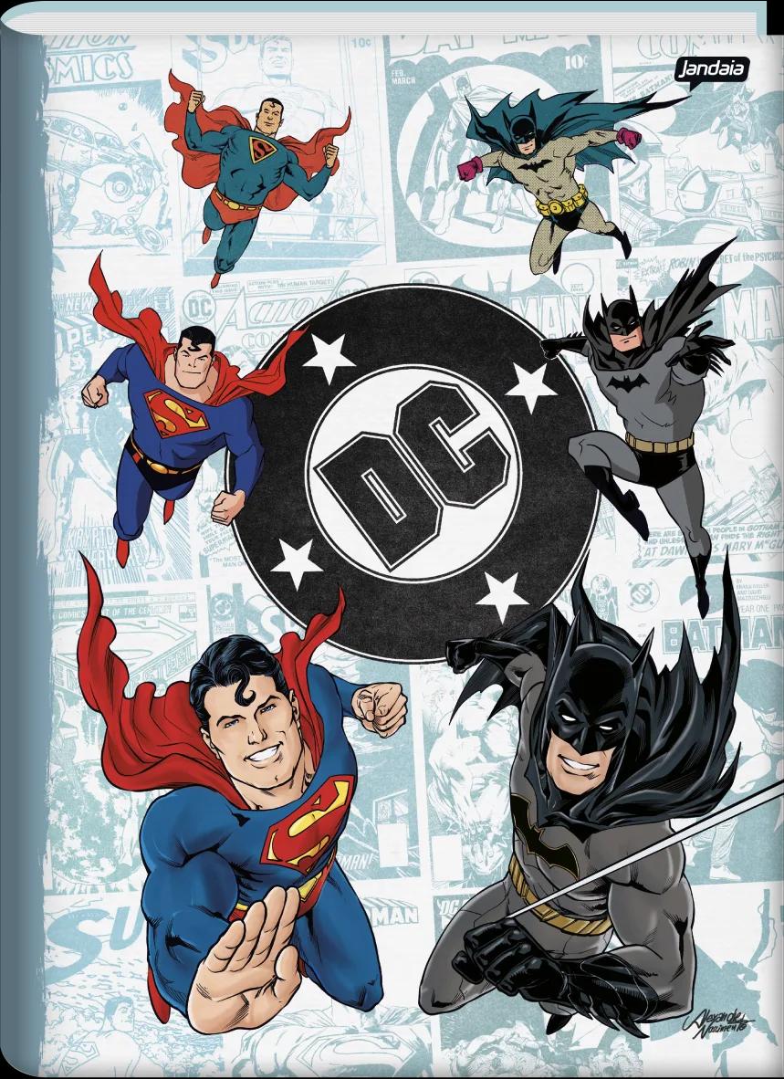 CADERNO BROCHURA CAPA DURA 1/4 80 FOLHAS - DC COMICS — miniatura 3