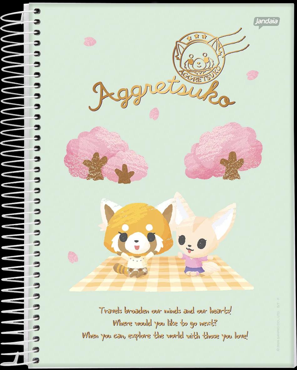 CADERNO ESPIRAL UNIVERSITÁRIO CAPA DURA 10 MATÉRIAS 160 FOLHAS - SANRIO FRIENDS — miniatura 6