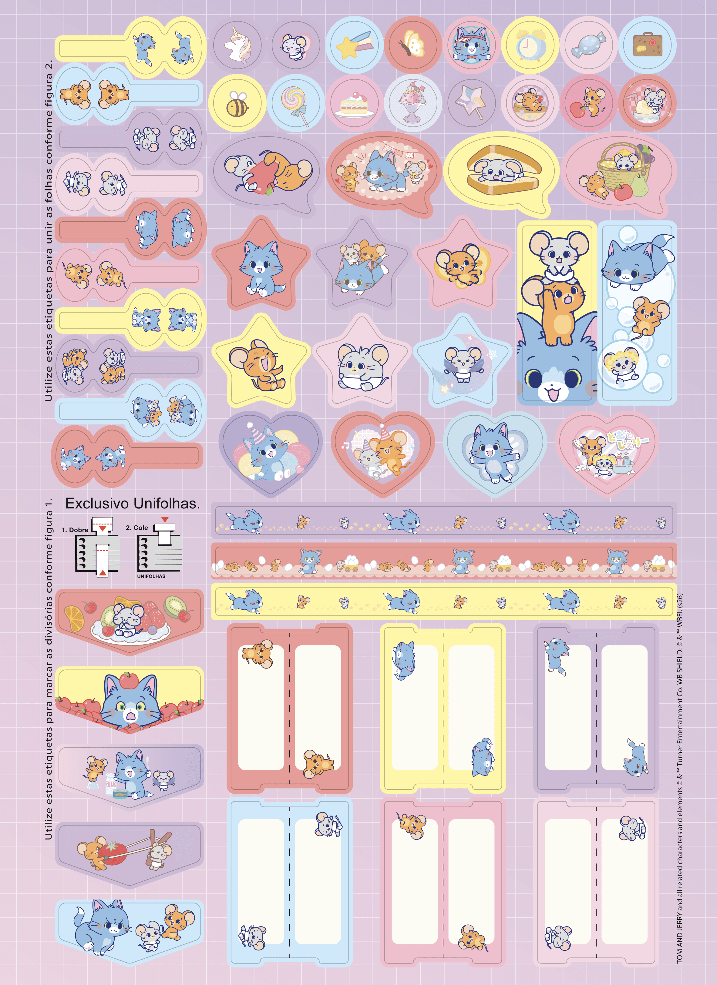 CADERNO ESPIRAL UNIVERSITÁRIO CAPA DURA 01 MATÉRIA 80 FOLHAS - GOKKO: TOM & JERRY — miniatura 6