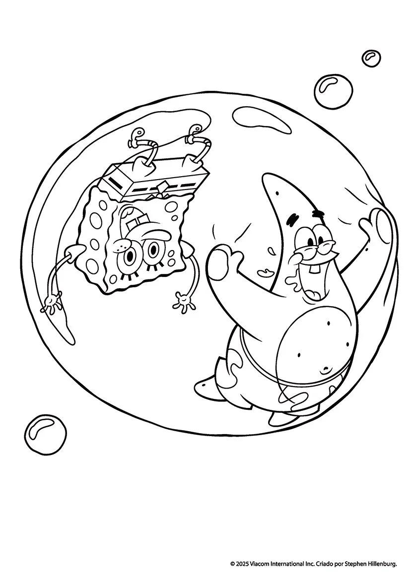 FOLHAS ILUSTRAÇÃO 180G A4 - BOB ESPONJA — miniatura 3