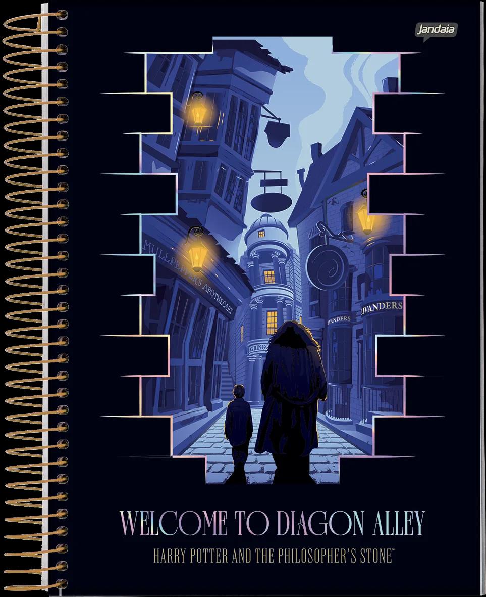 CADERNO ESPIRAL CAPA DURA 1/8 96 FOLHAS - HARRY POTTER — miniatura 16